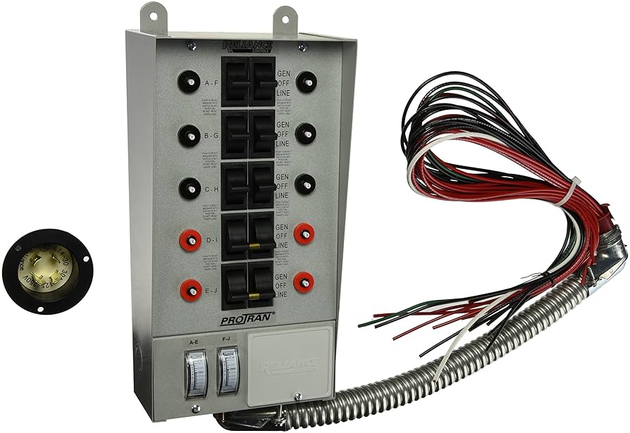Amazon.com: Reliance Controls 30310A Pro/Tran 10-Circuit 30